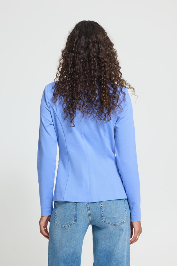 Jersey Soft Blazer - Wedgewood Blue