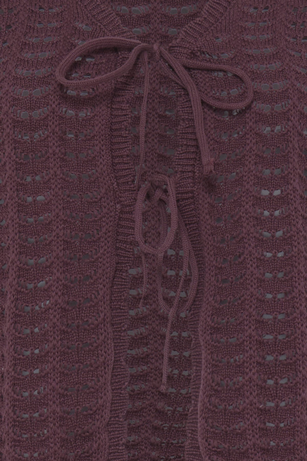 Crochet Tie Back Top