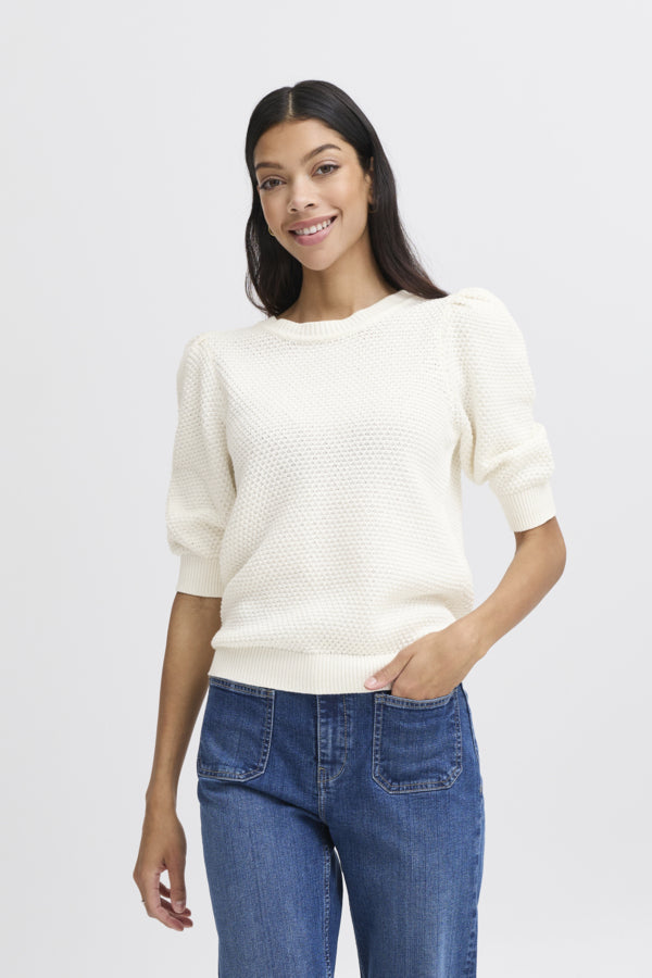 Soft Balloon Cuffed Top