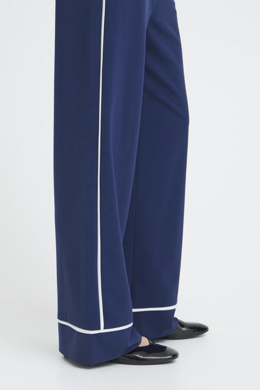 Piping Edged Trousers