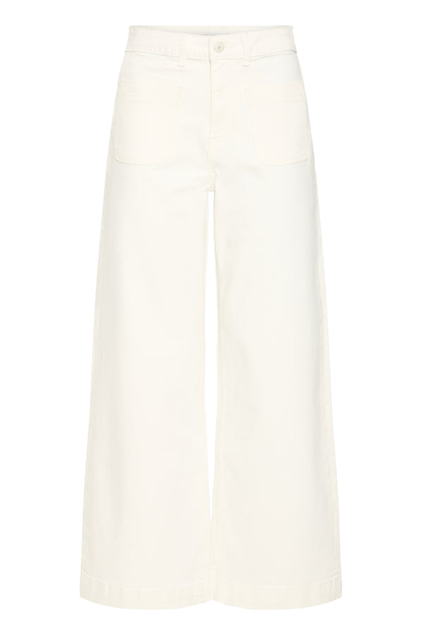 White Wide Leg Jeans