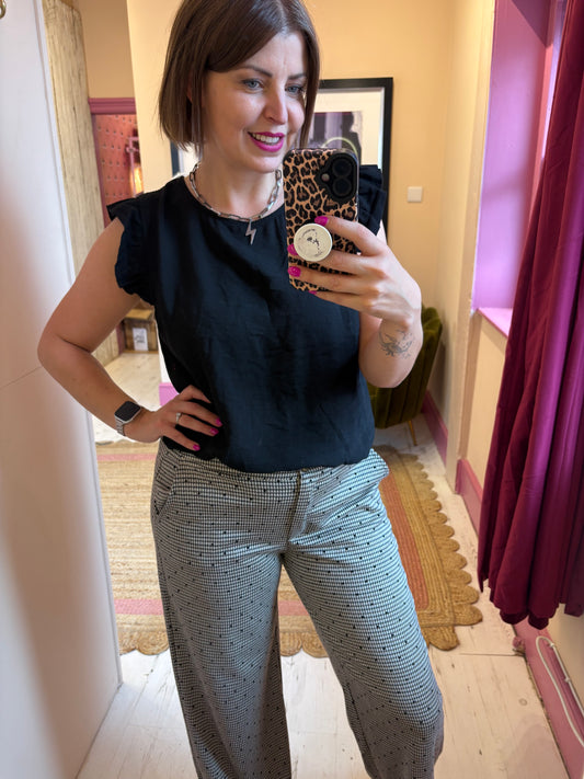 Frill Shoulder Top
