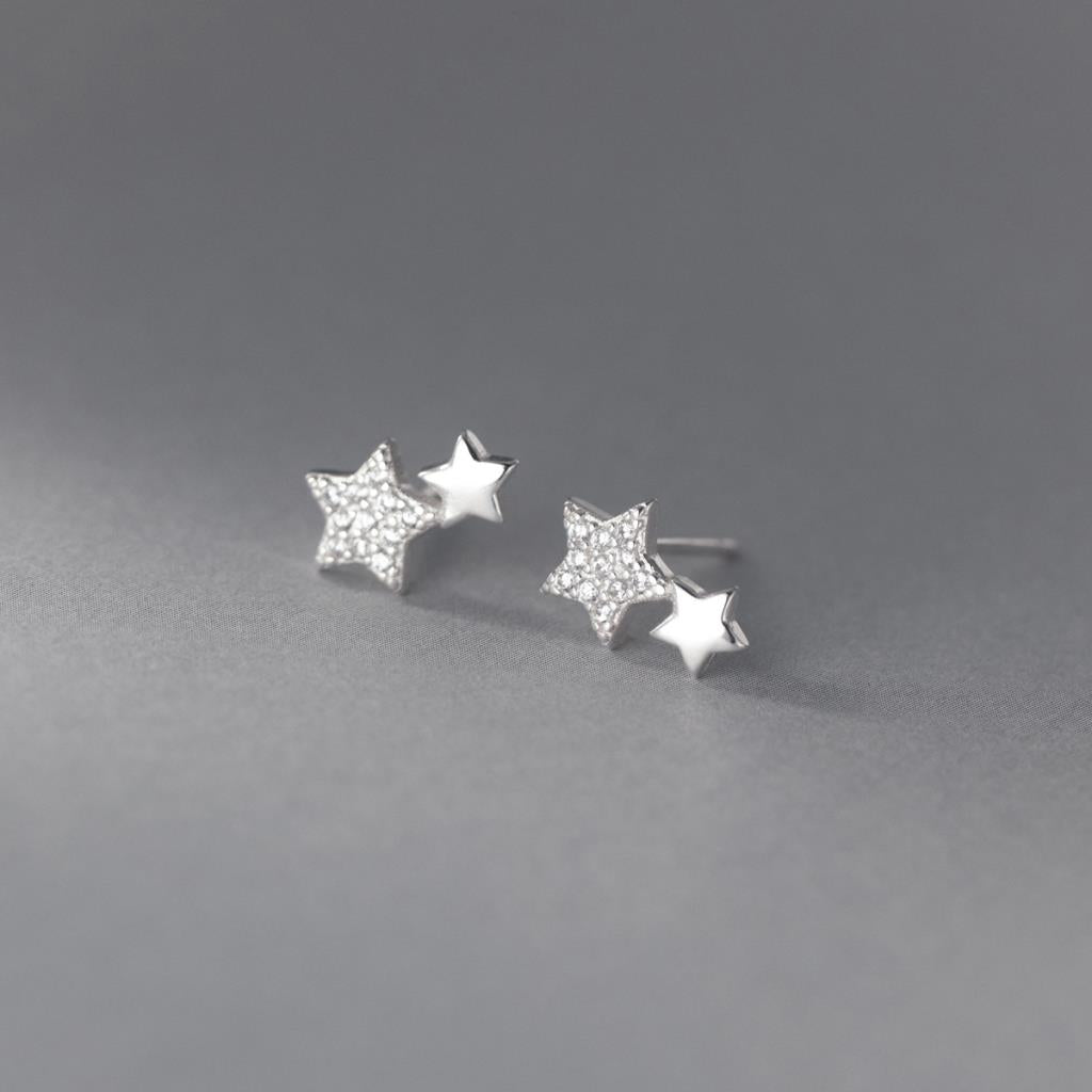 Star Duo Stud Earrings