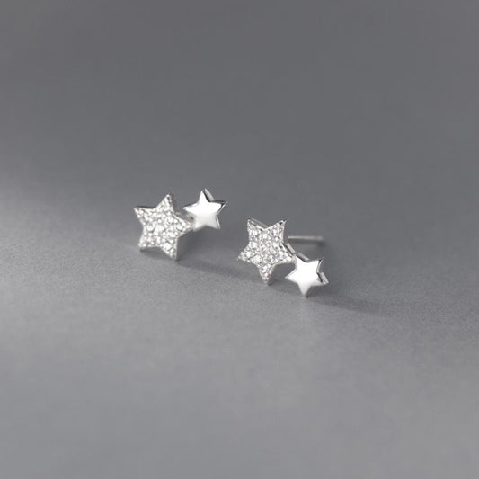 Star Duo Stud Earrings