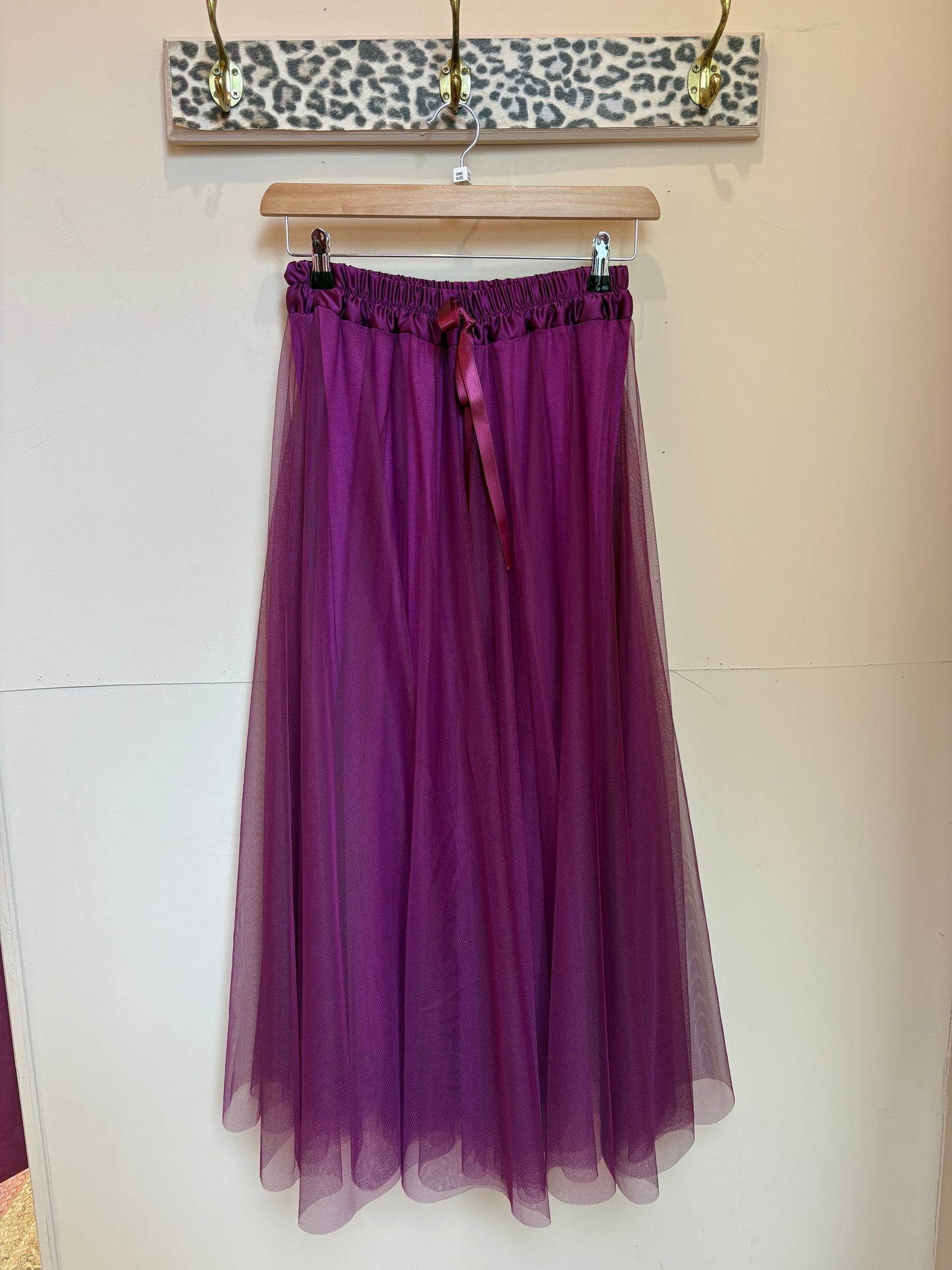 Ribbon Tulle Skirt
