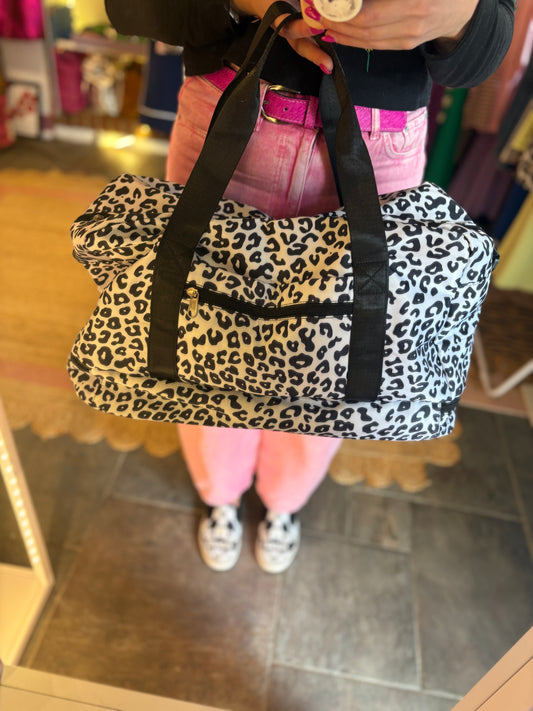 Animal Print Weekend Holdall Bag