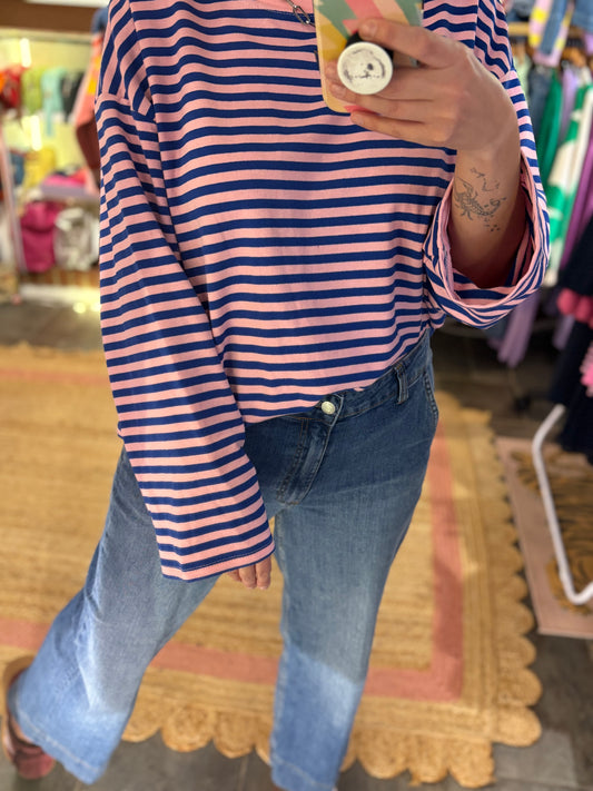 Stripey Long Sleeve Top