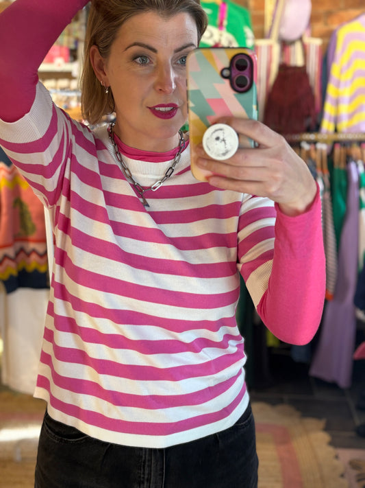 Striped Knitted T-shirt