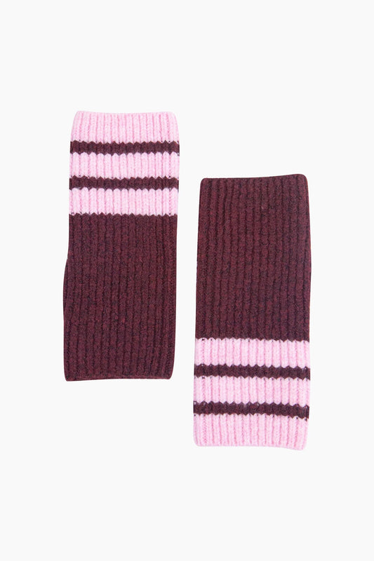 Striped Cuff Wrist Warmers