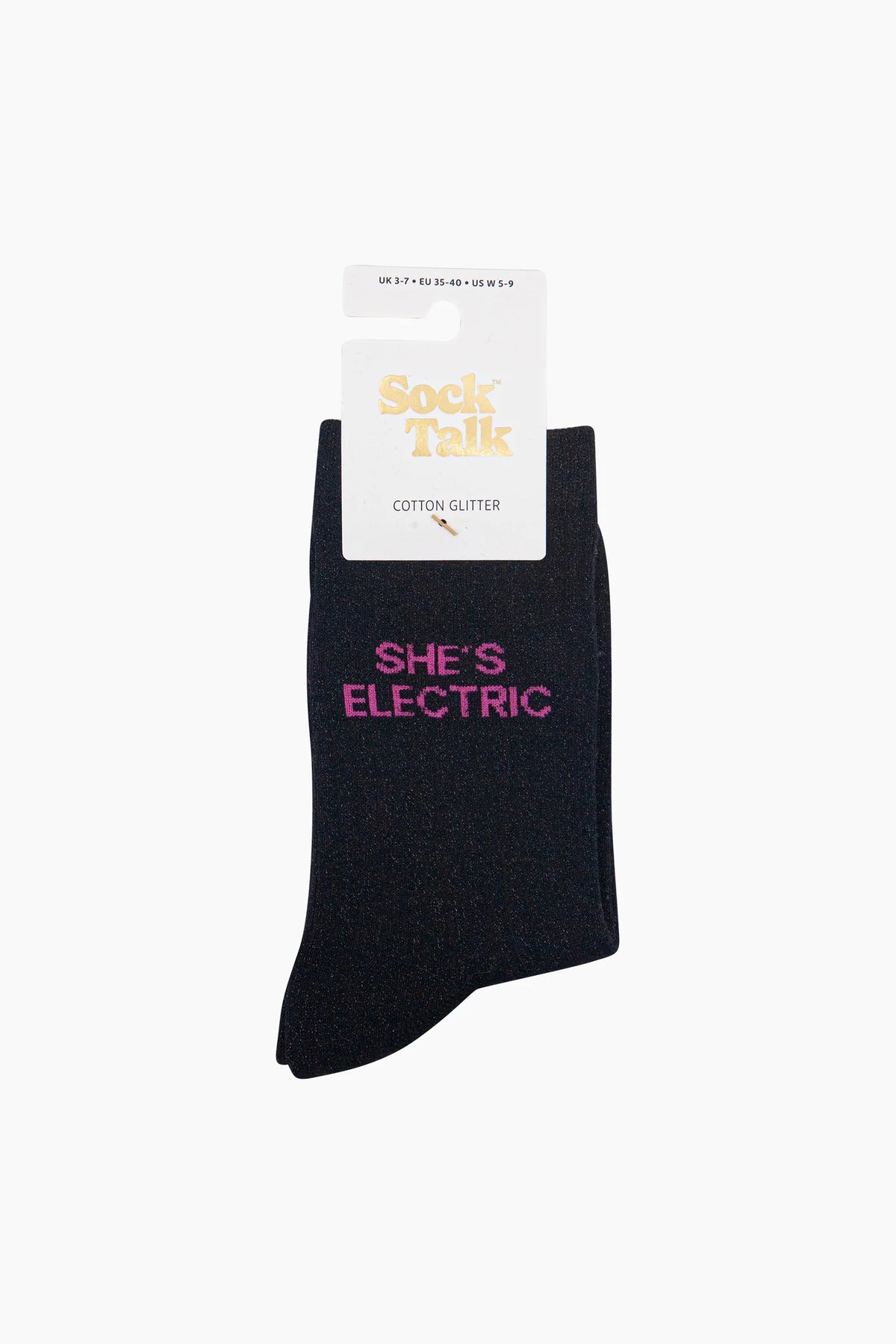 She's Electric Glitter Socks