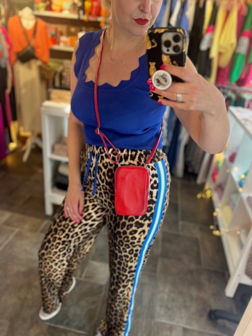 Leather Crossbody Phone Bag