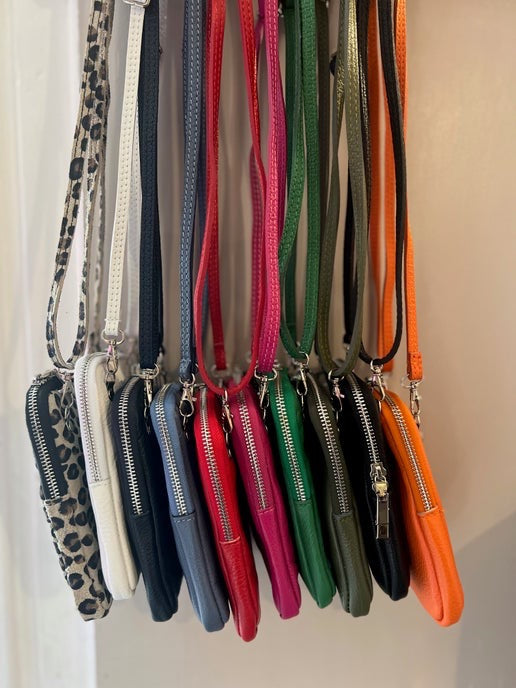 Leather Crossbody Phone Bag