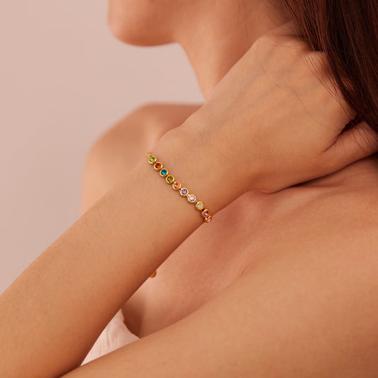 Rainbow Gem Bracelet