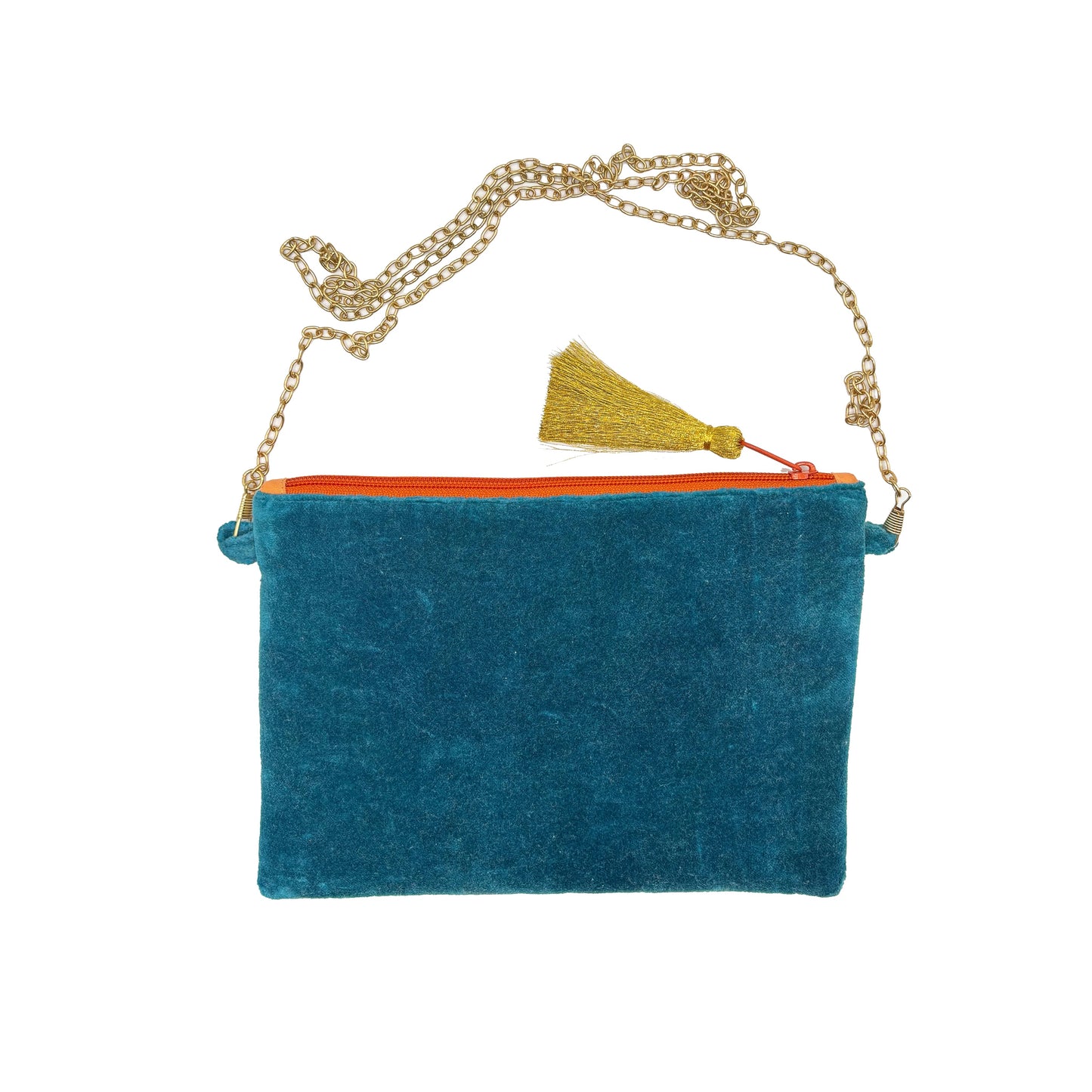 Embroidered Tattoo Crossbody Bag