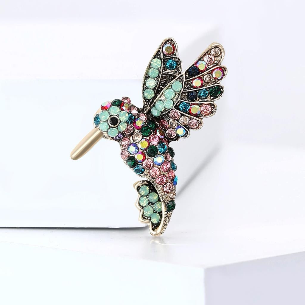 Hummingbird Brooch