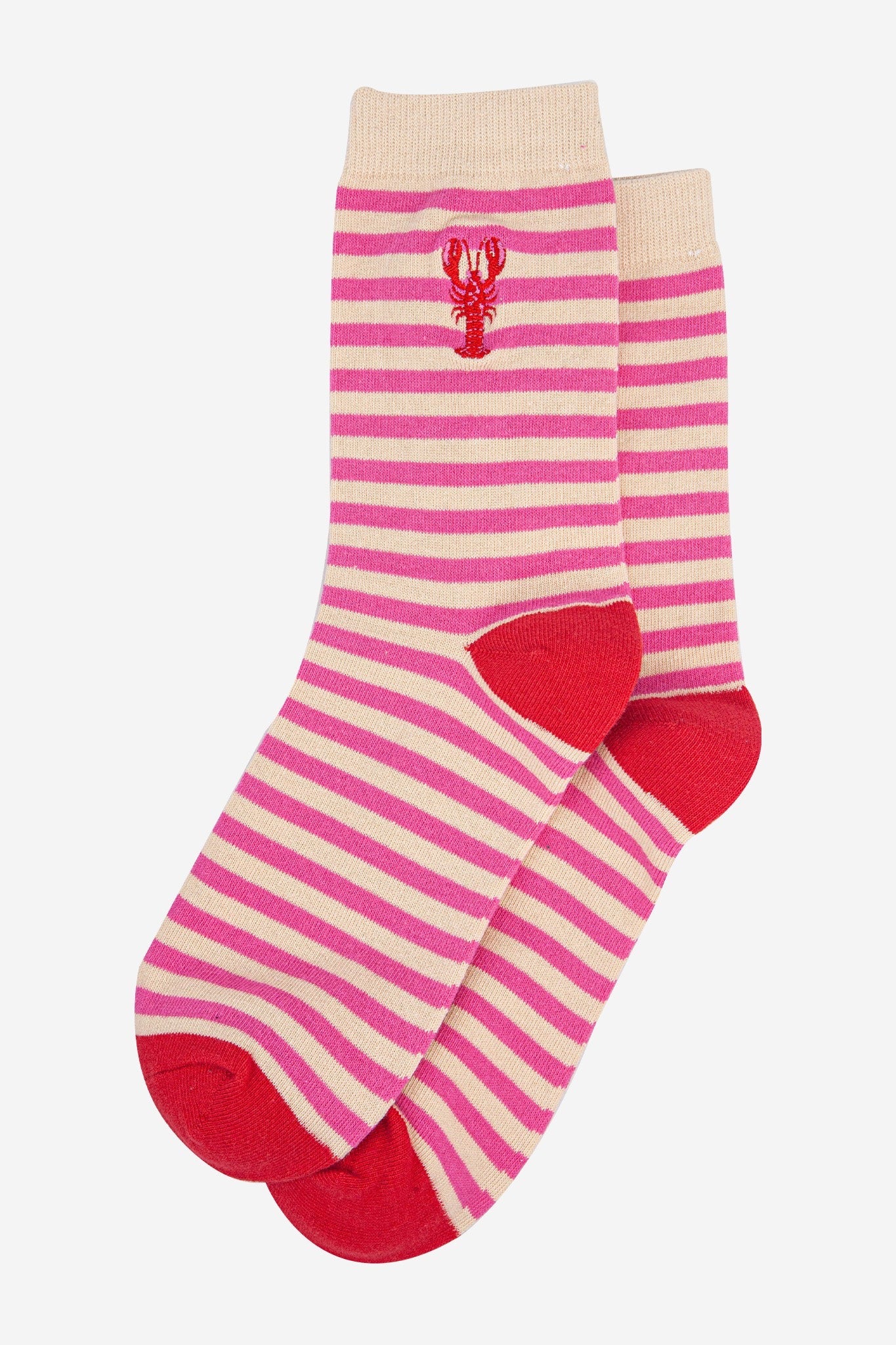 Stripe Lobster Socks