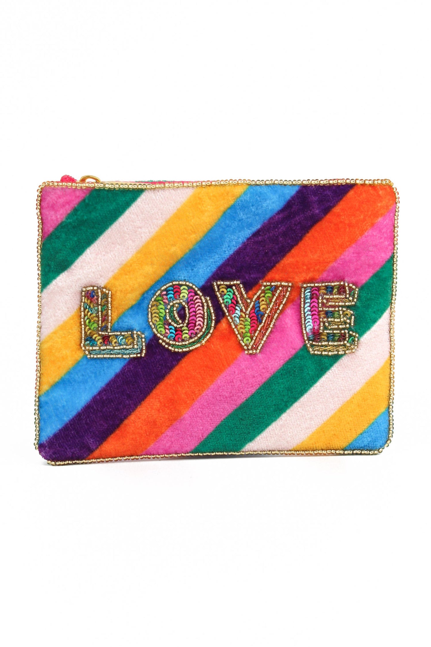 LOVE Rainbow Coin Purse Pouch