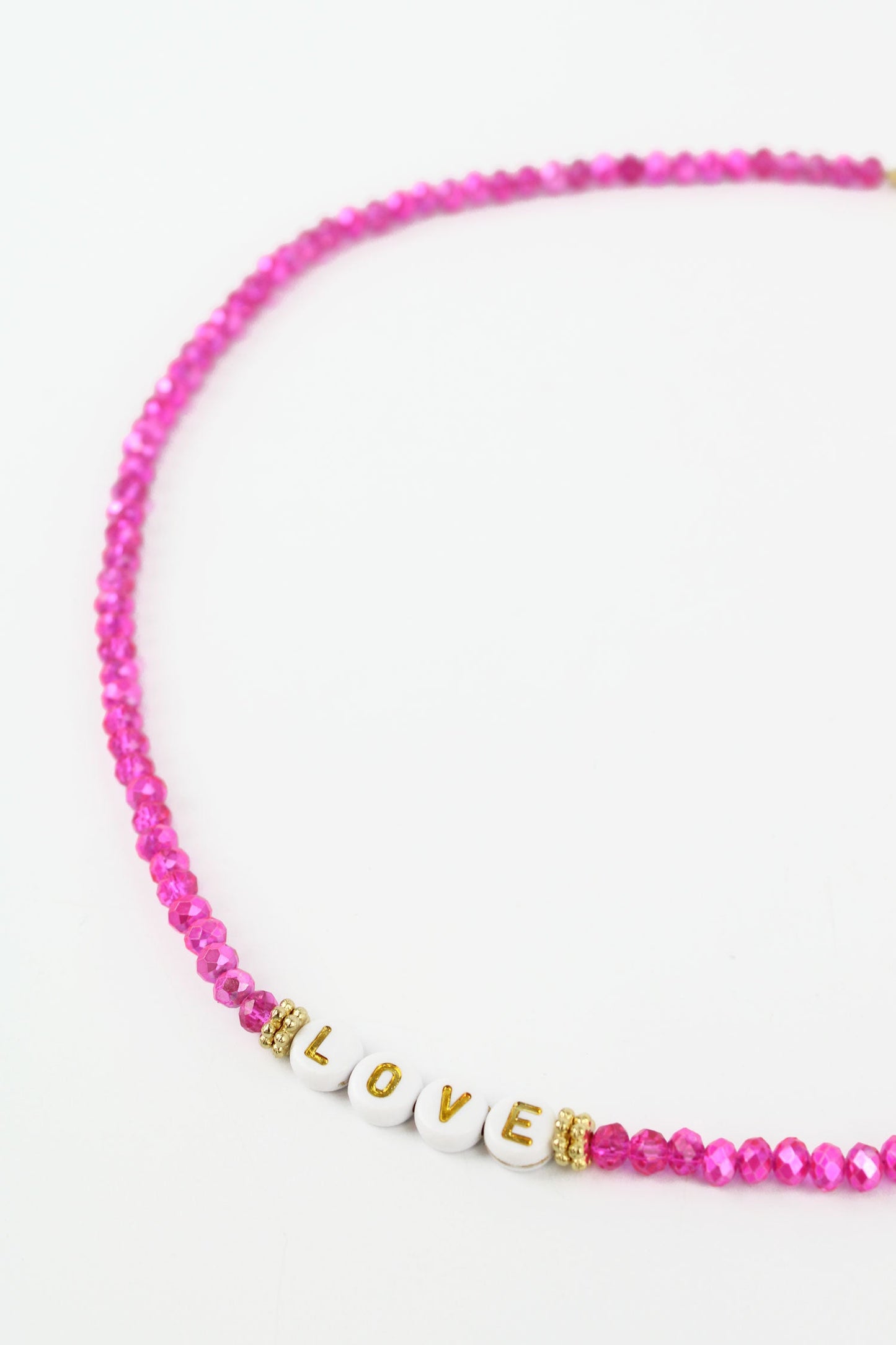 LOVE Beaded Necklace