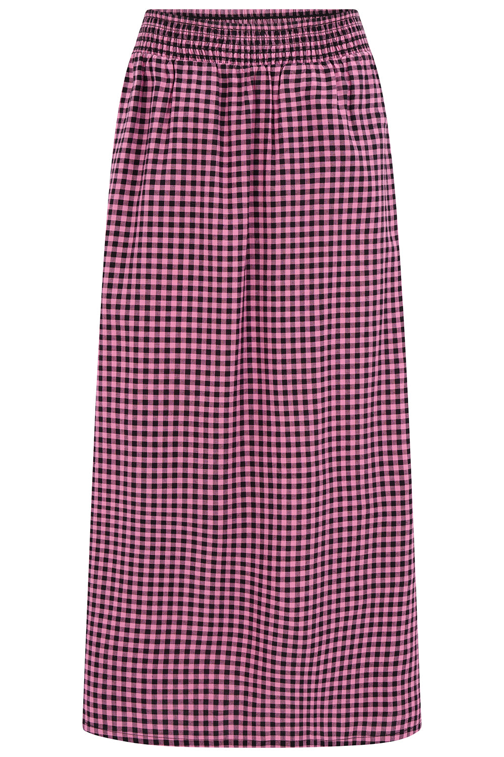 Gingham Midi Skirt