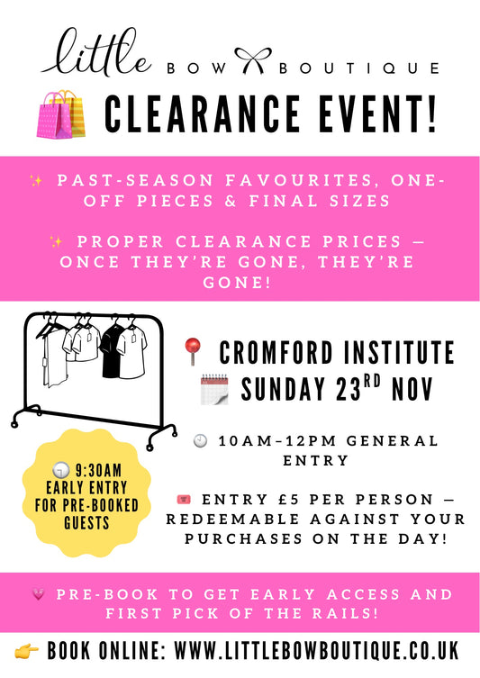 Early Access Clearance Event Ticket