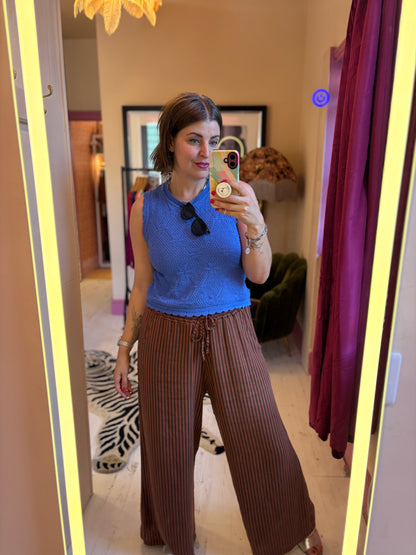 Linen Striped Trousers