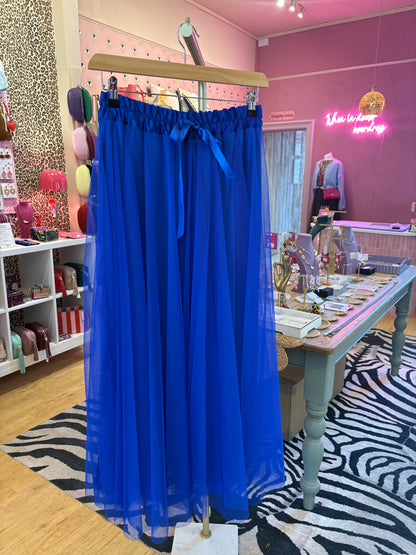 Ribbon Tulle Skirt