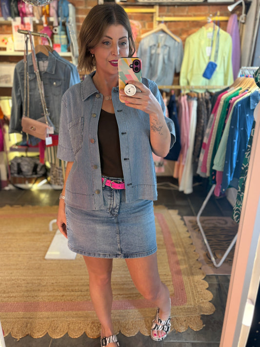 Classic Denim Mini Skirt