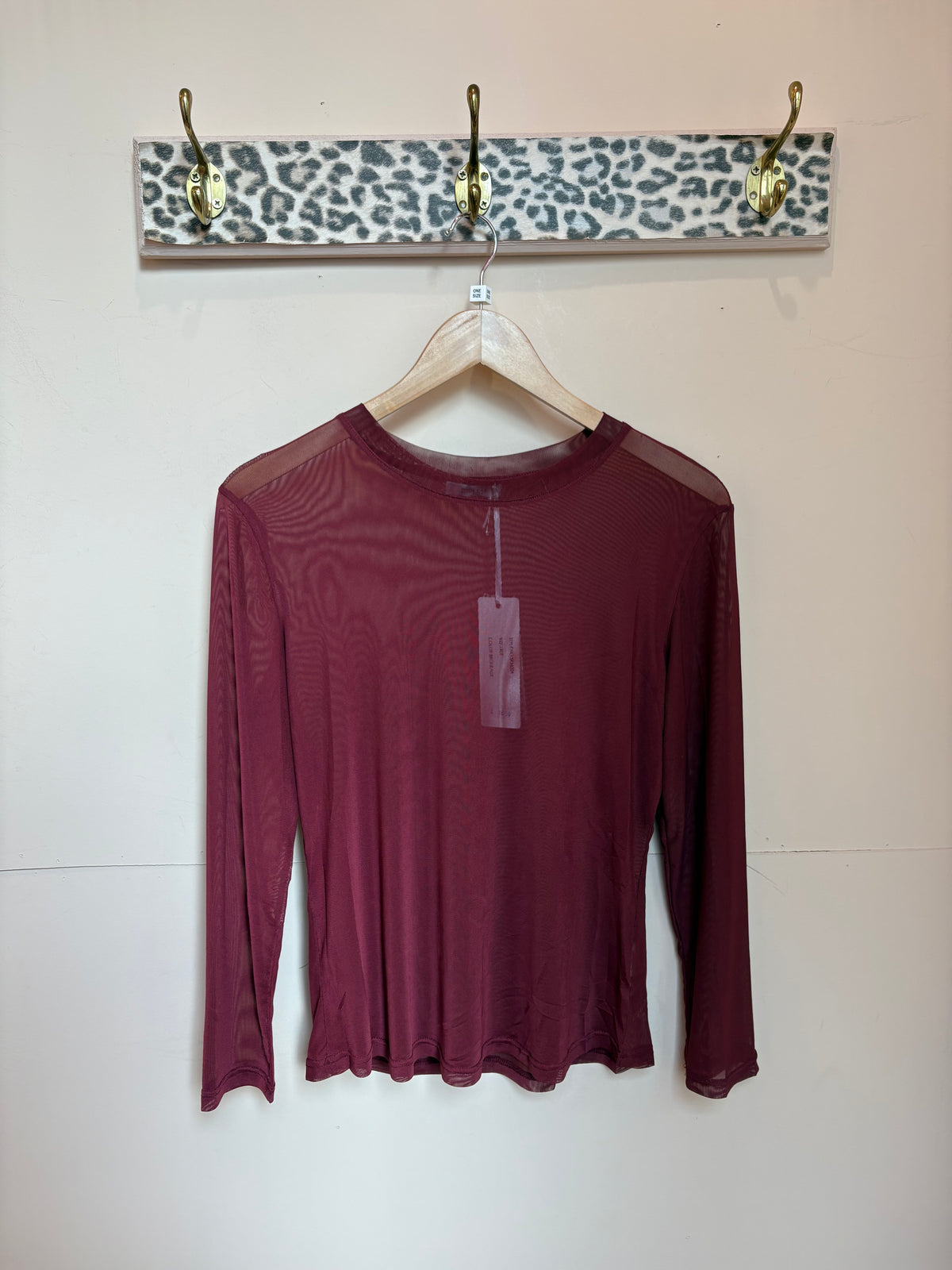 Silky Soft Mesh Layering Top