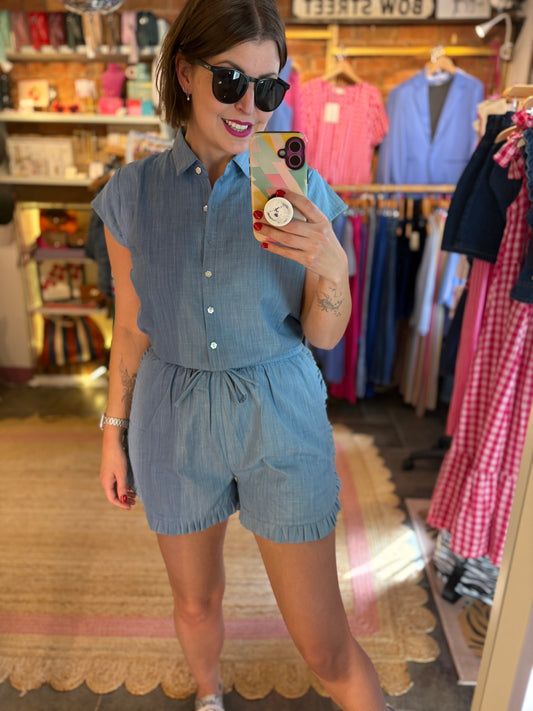 Summer Denim Blouse