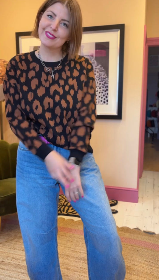 Leopard Print Jumper