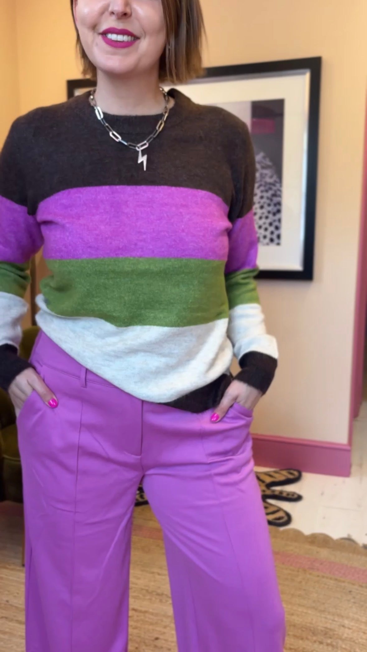 Block Stripe Jumper