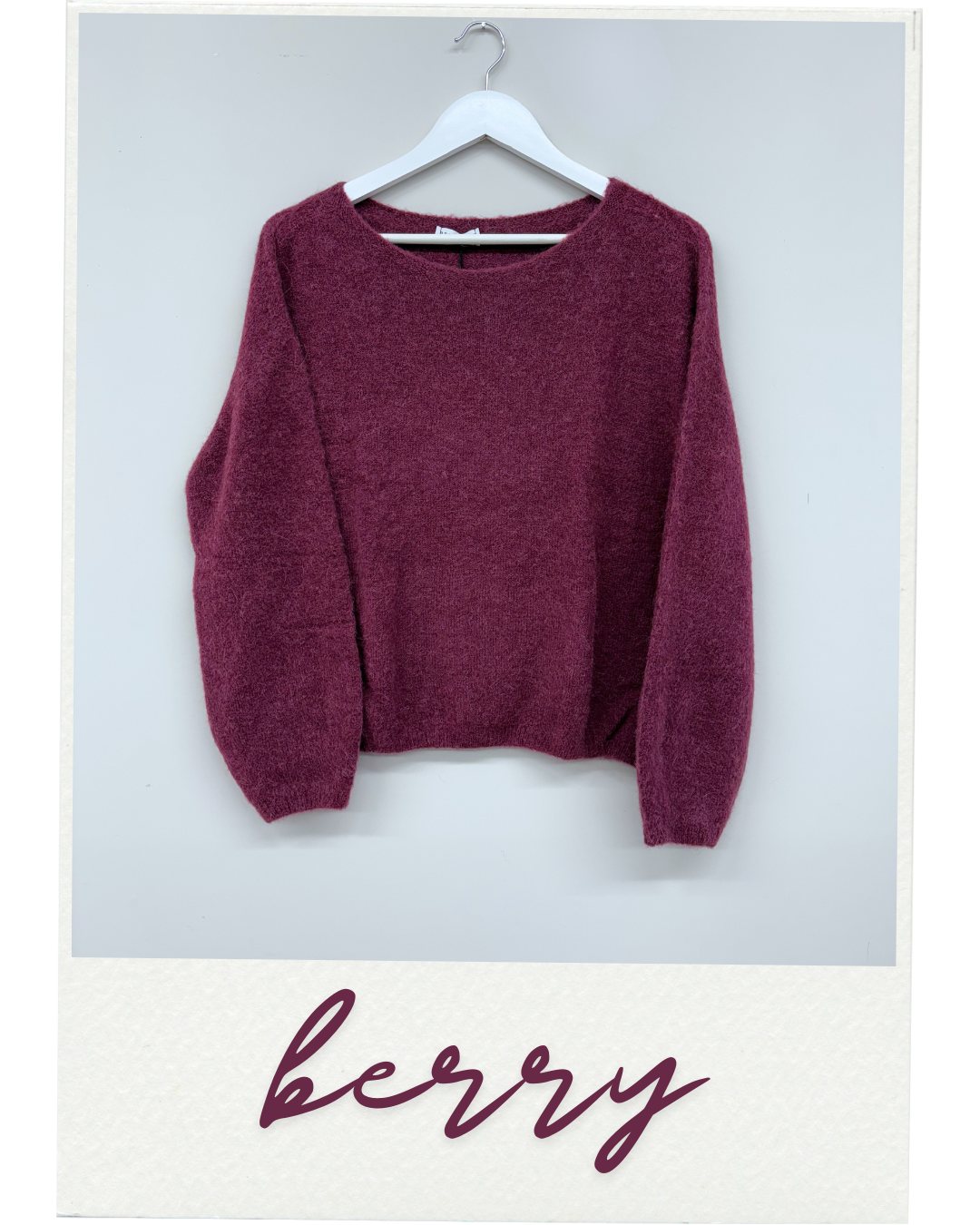 Alpaca Knit Long Sleeve Jumper