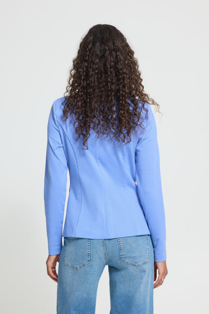 Jersey Soft Blazer - Wedgewood Blue