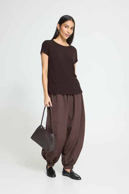 Relaxed Capped Sleeve T-shirt