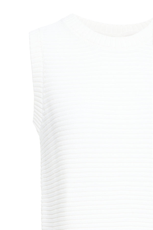 Cotton Knit Tie Back Tank Top