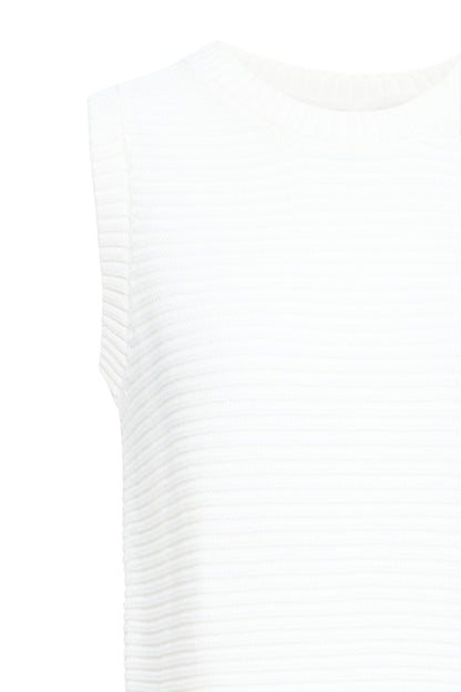 Cotton Knit Tie Back Tank Top