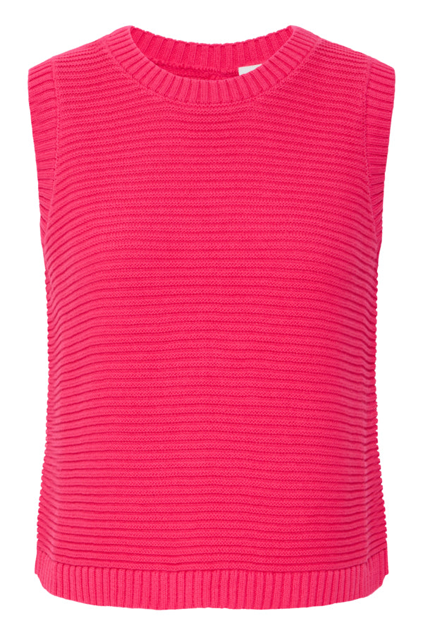 Cotton Knit Tie Back Tank Top