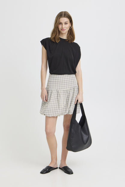 Puff Ball Mini Skirt