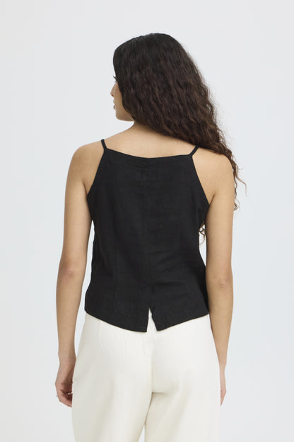 Linen Vest Top