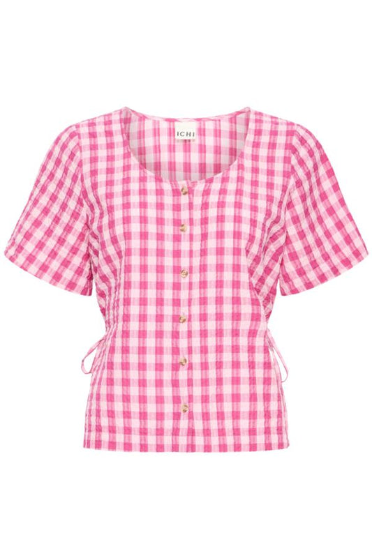Pink Gingham Top