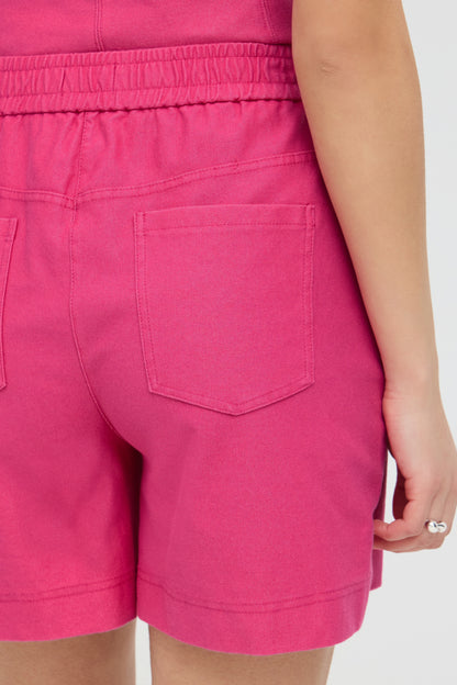 Jersey Denim Shorts