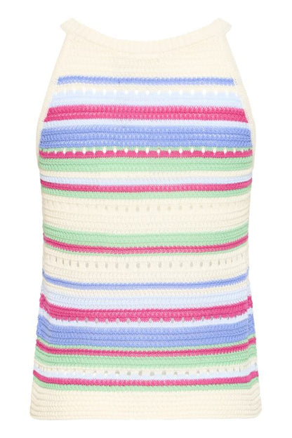 Crochet Sleeveless Vest Top