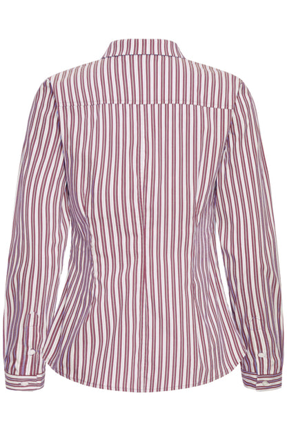 Fitted Cotton Striped Shirt