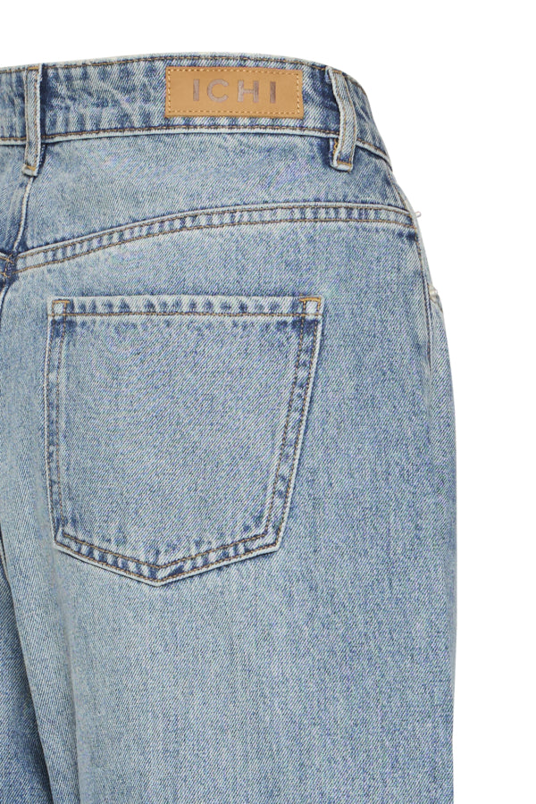 Classic Denim Barrel Leg Jeans