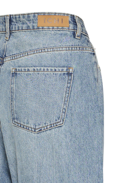 Classic Denim Barrel Leg Jeans