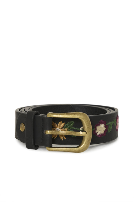 Embroidered Folk Flower Belt