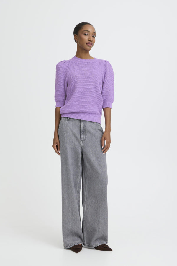 Soft Balloon Cuffed Top