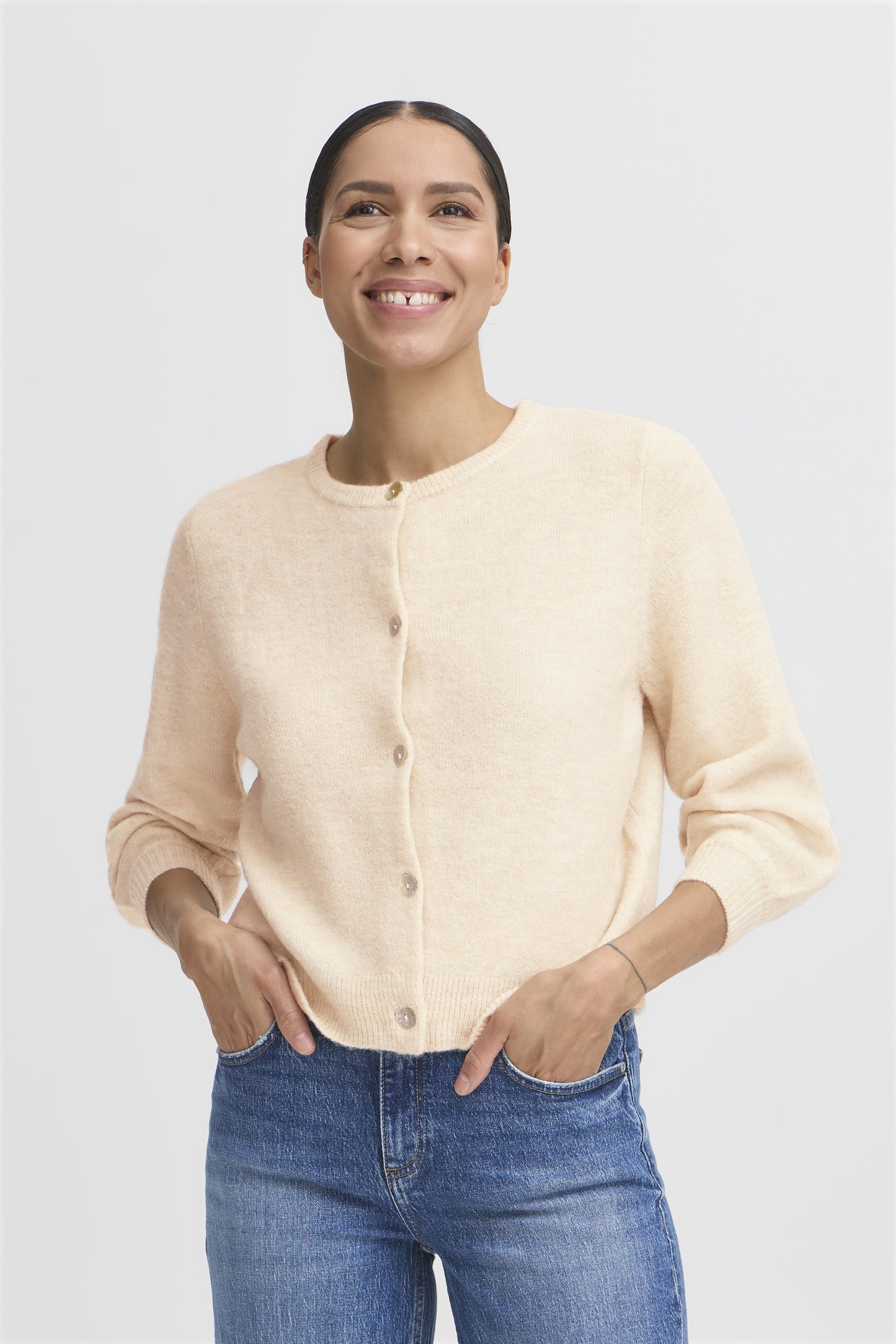 Plain Knit Cardigan