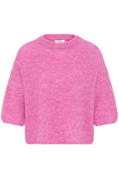 Boxy Knit Cropped Jumper