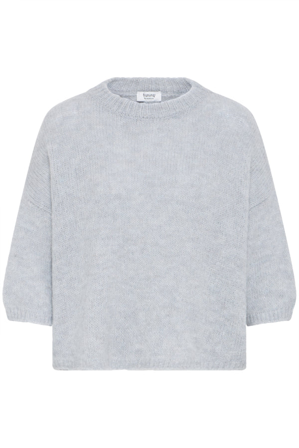 Boxy Knit Cropped Jumper